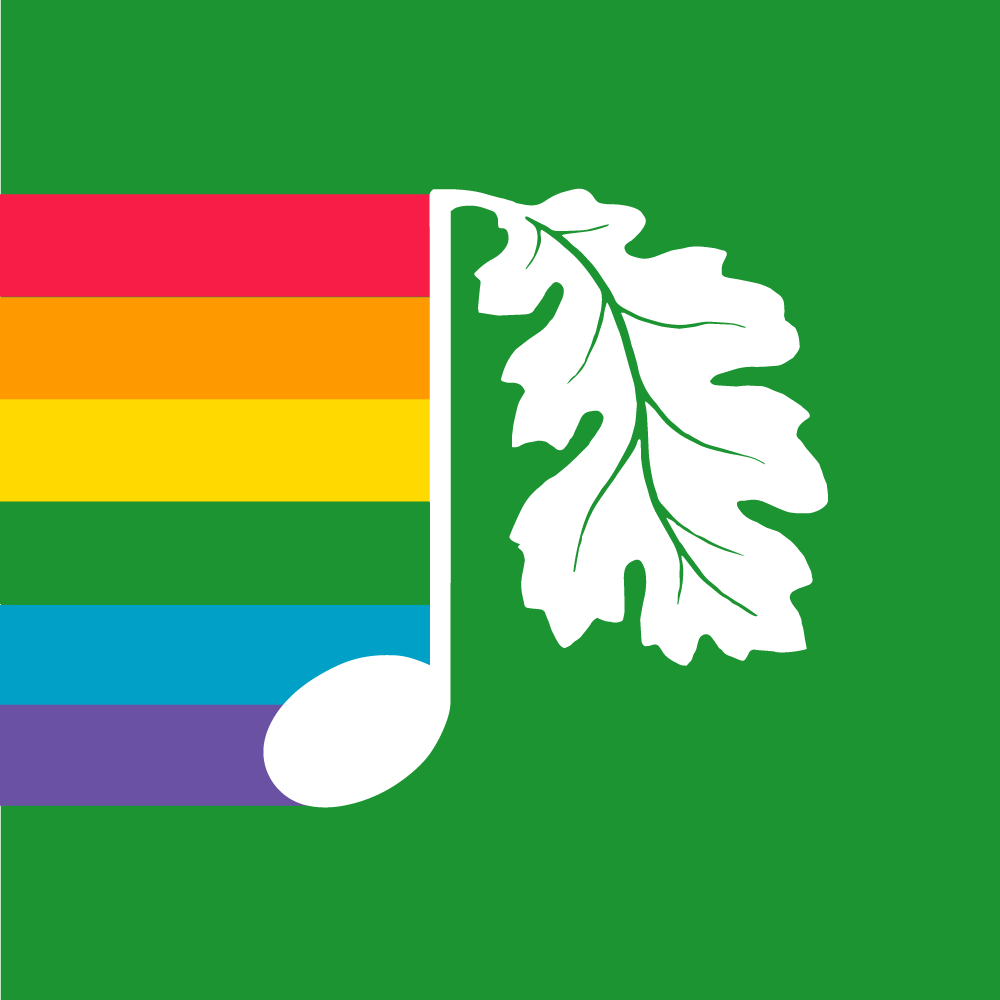 logo and brand identity for the Oakland Gay Men's Chorus