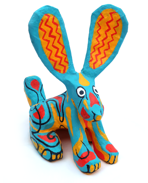El Conejito alebrije animal sculpture