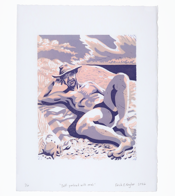 Self-portrait with Crab